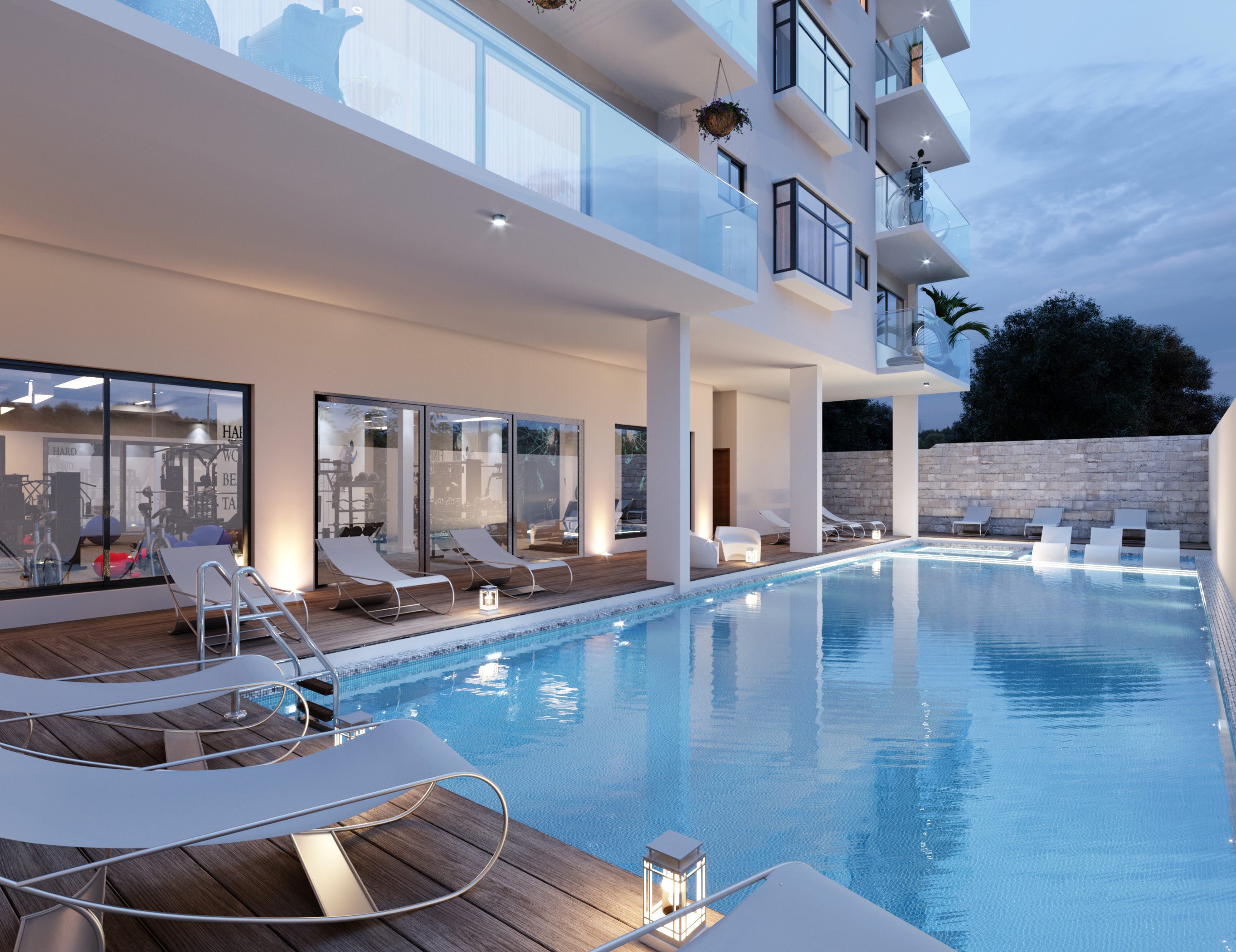 Comfy Apartment swimming pool